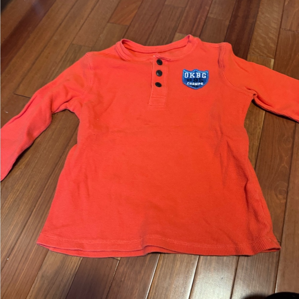 OshKosh B'gosh Bright Orange Long Sleeve Tee
